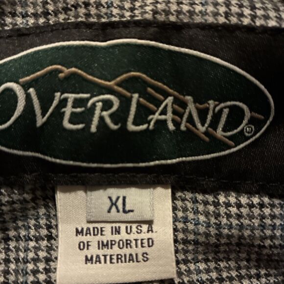 Overland Leather Men’s Black Full Zip Jacket Coat XL Genuine Leather - Picture 3 of 7